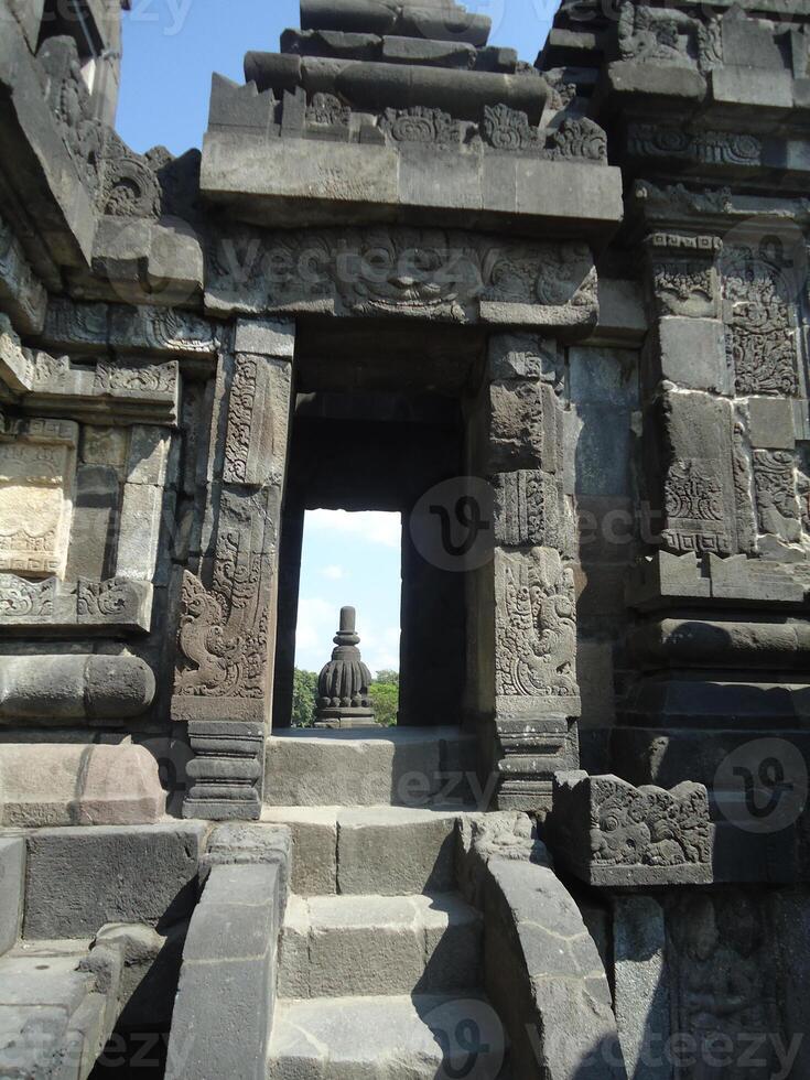 buddhistischer Prambanan-Tempelkomplex der größte Tempel in Java, Zentral-Java, Indonesien. foto