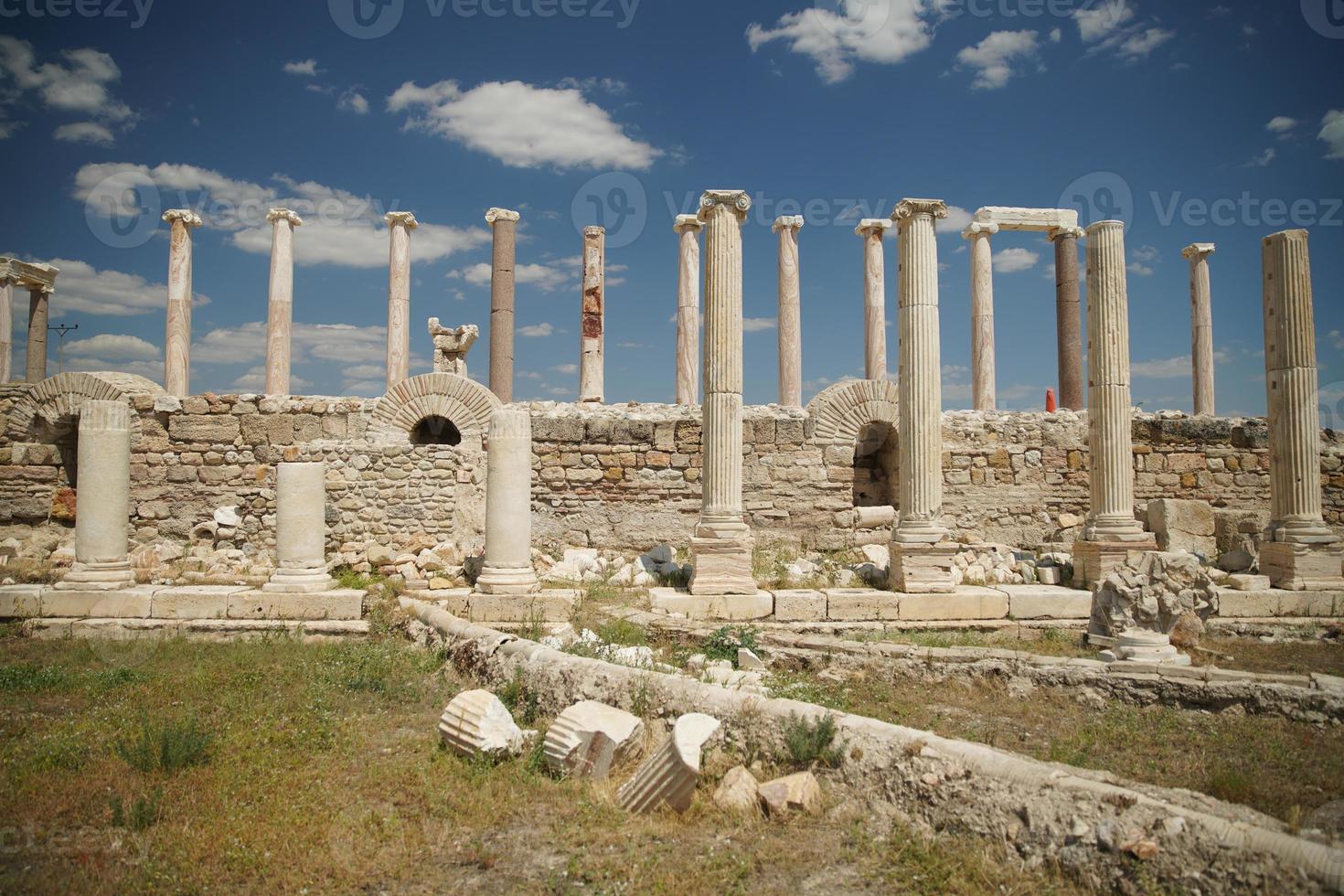 tripolis auf der alten stadt des mäanders in denizli, turkiye foto