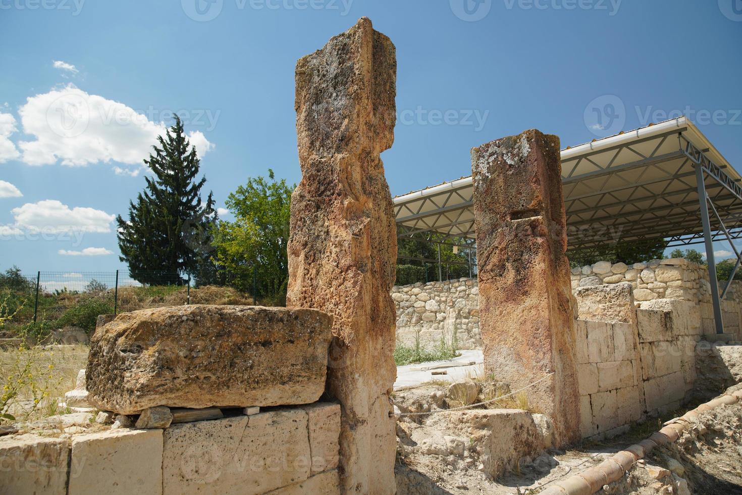 tripolis auf der alten stadt des mäanders in denizli, turkiye foto