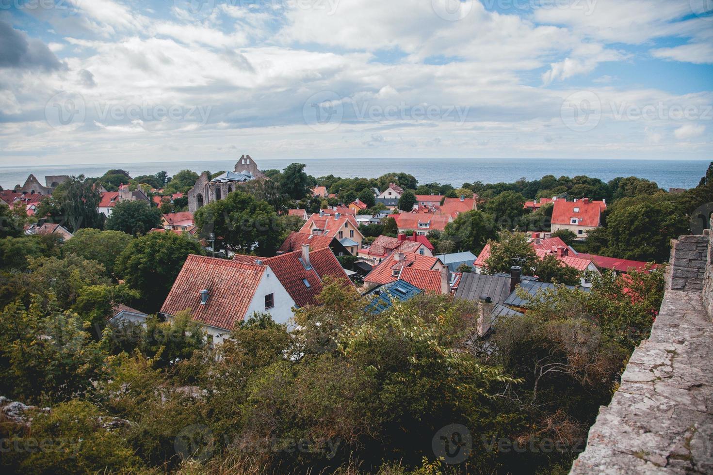 Ansichten rund um Visby in Gotland, Schweden foto