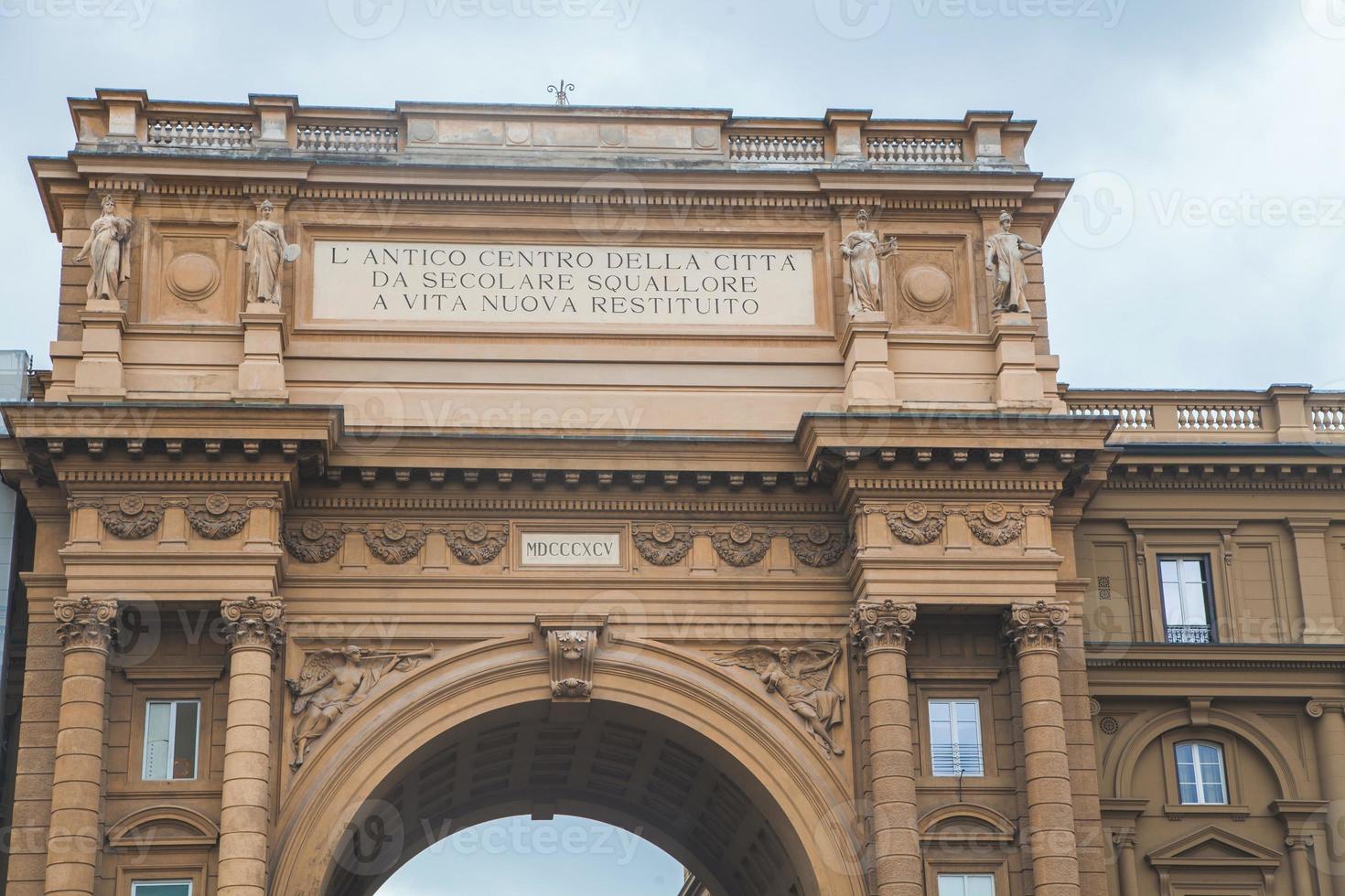 ansichten der sehenswürdigkeiten rund um florenz, italien foto