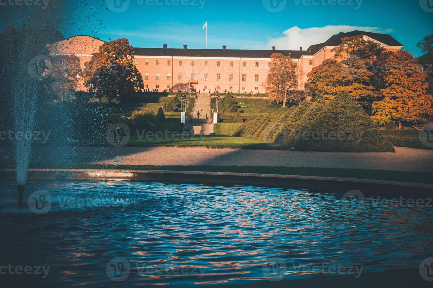 ansichten von uppsala, schweden im herbst foto