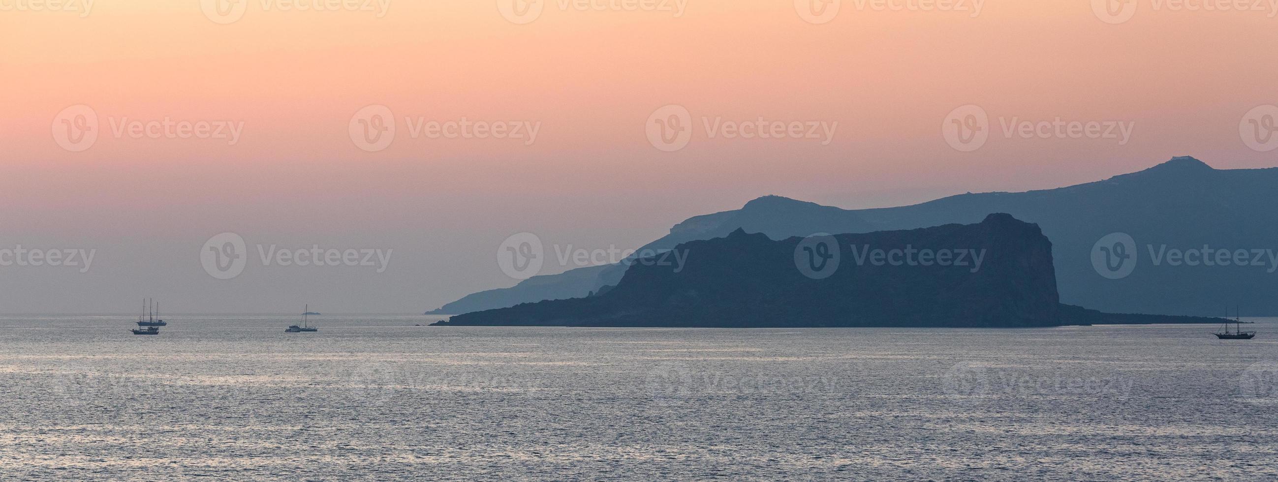 Landschaften der Insel Palia Kameni foto