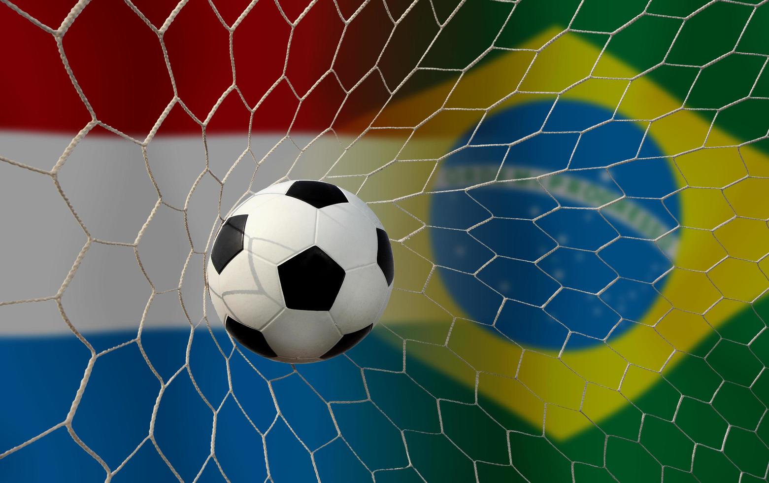 fußballpokalwettbewerb zwischen den nationalen niederlanden und national brasilien. foto