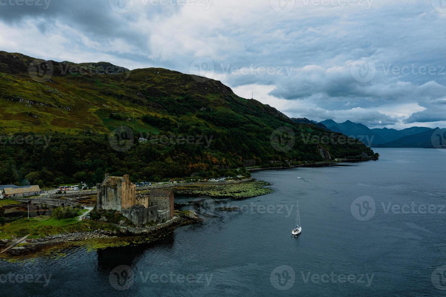 eilean donan castle, schottland foto