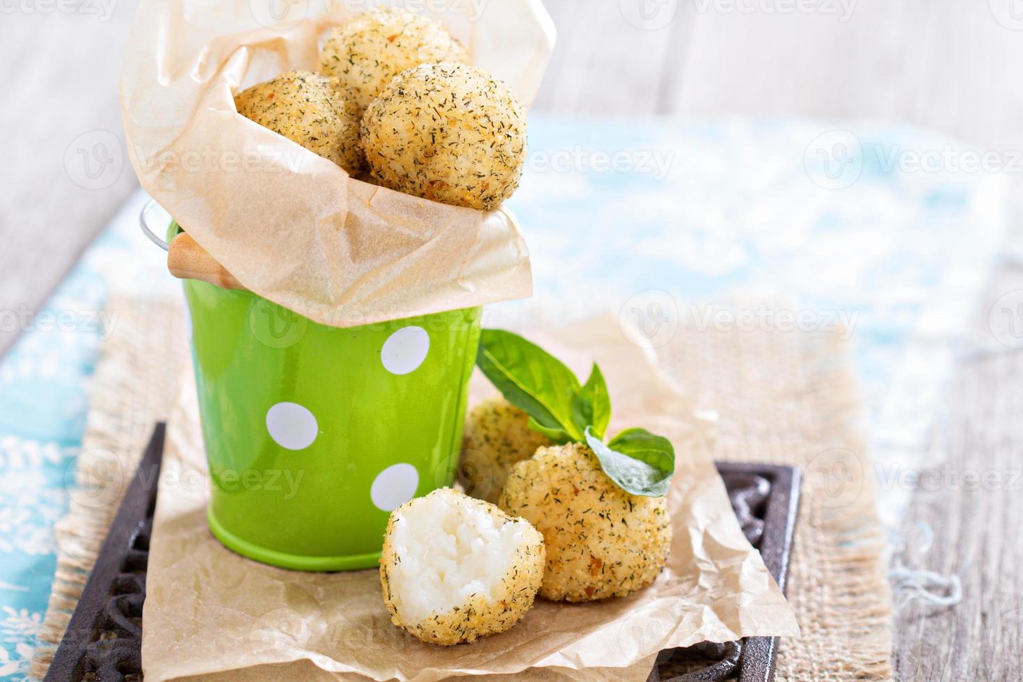 veganes Risotto Arancini foto