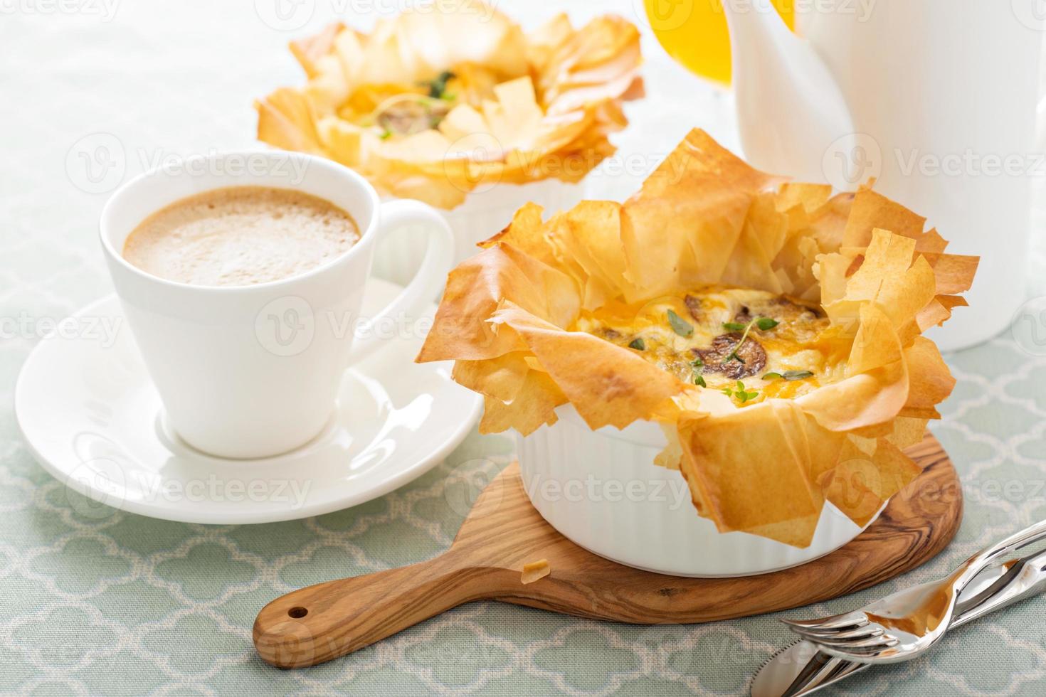 Champignon-Schinken-Quiche foto