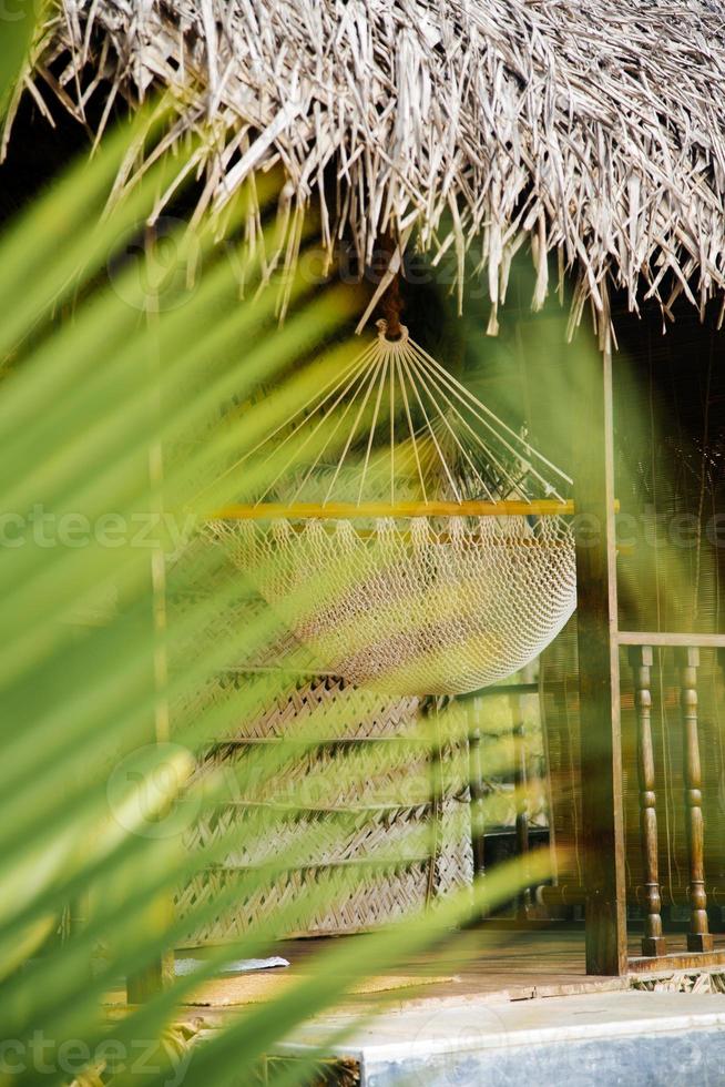 Bungalow am Strand in Agonda, Goa, Indien foto