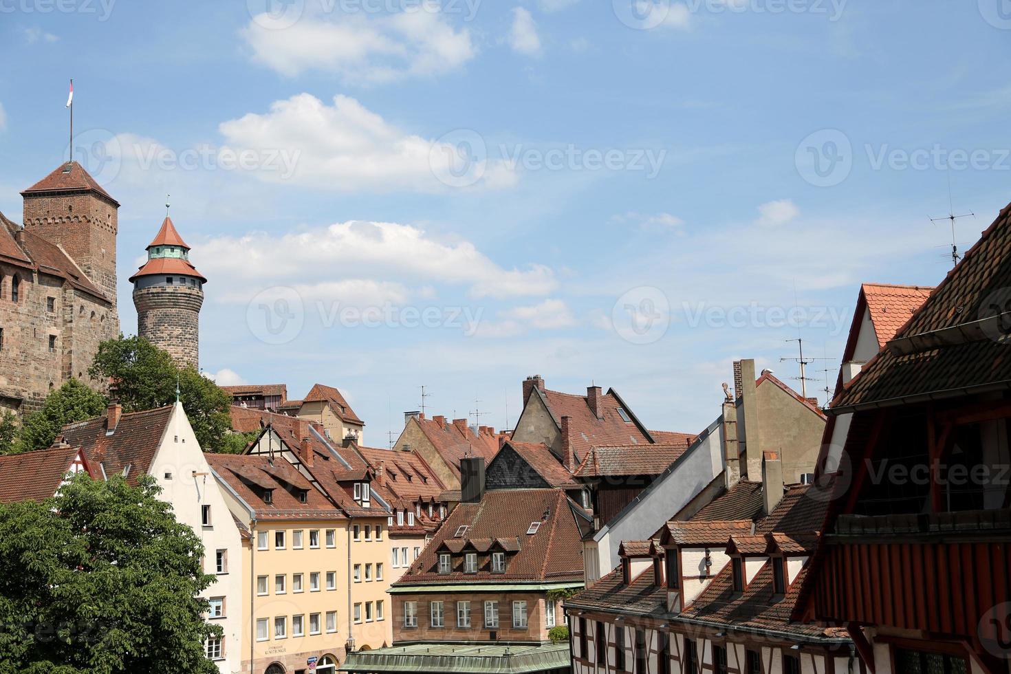 Blick auf Nürnberg, Deutschland foto