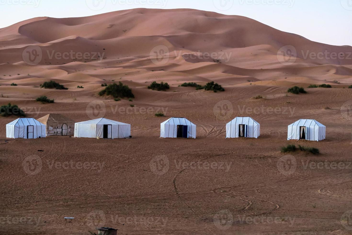 Wüstenlandschaft in Marokko foto