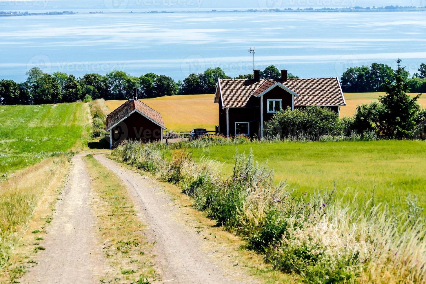 Landschaft in Schweden, Europa foto