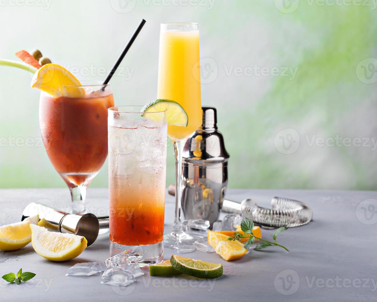 Frühstücks- oder Brunch-Cocktails foto