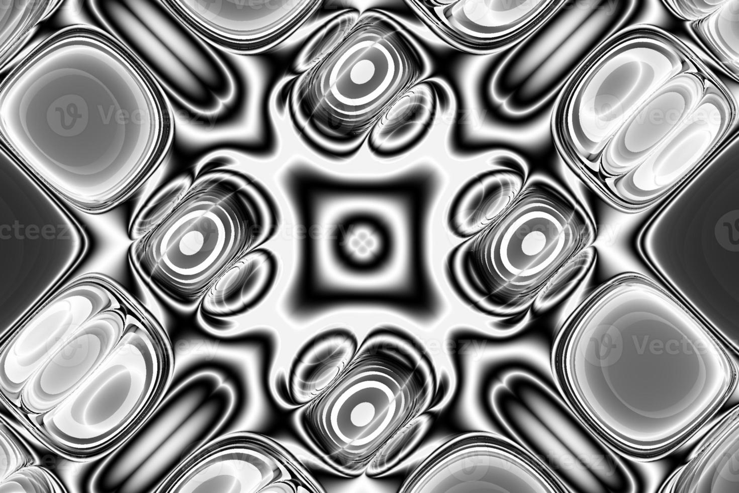 abstrakter schwarzer und weißer geometrischer Hintergrund, monochrome Illustration, Design foto