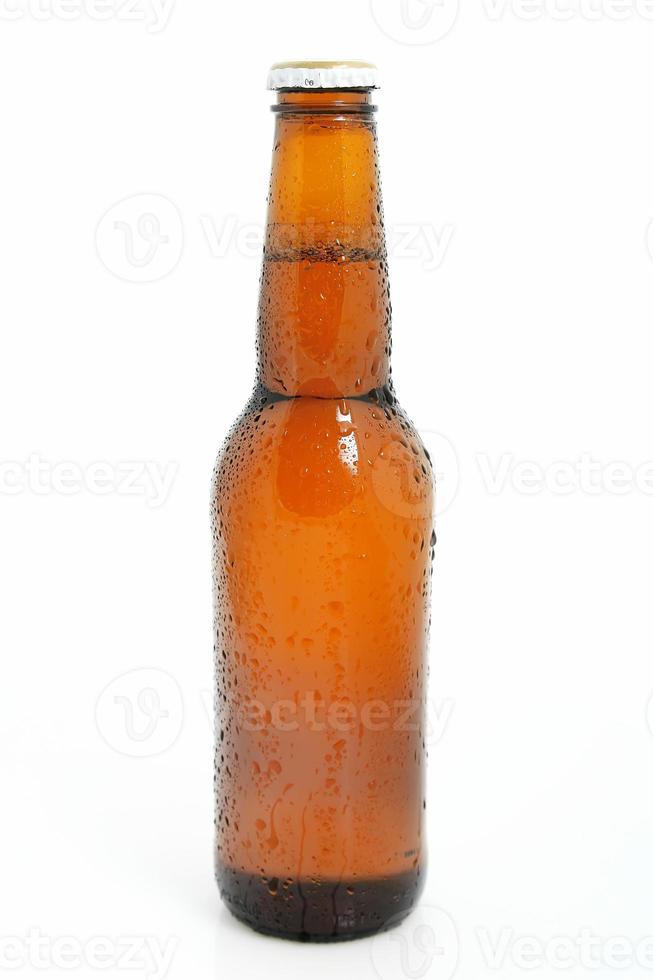 gekühlte Bierflasche foto