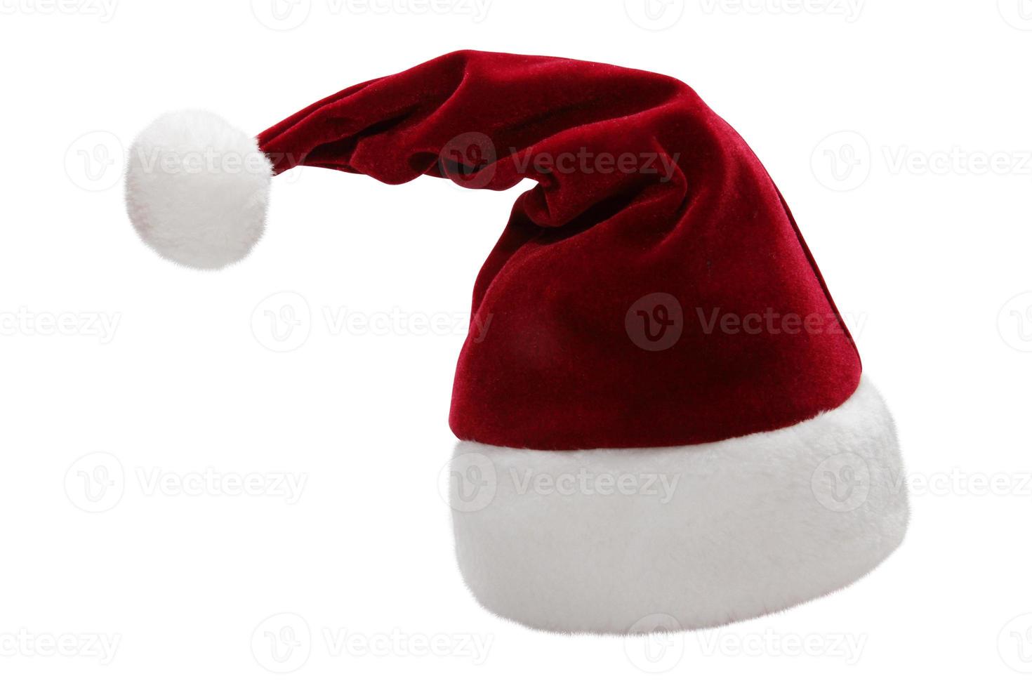 rote Weihnachtsmütze für frohe Weihnachten foto