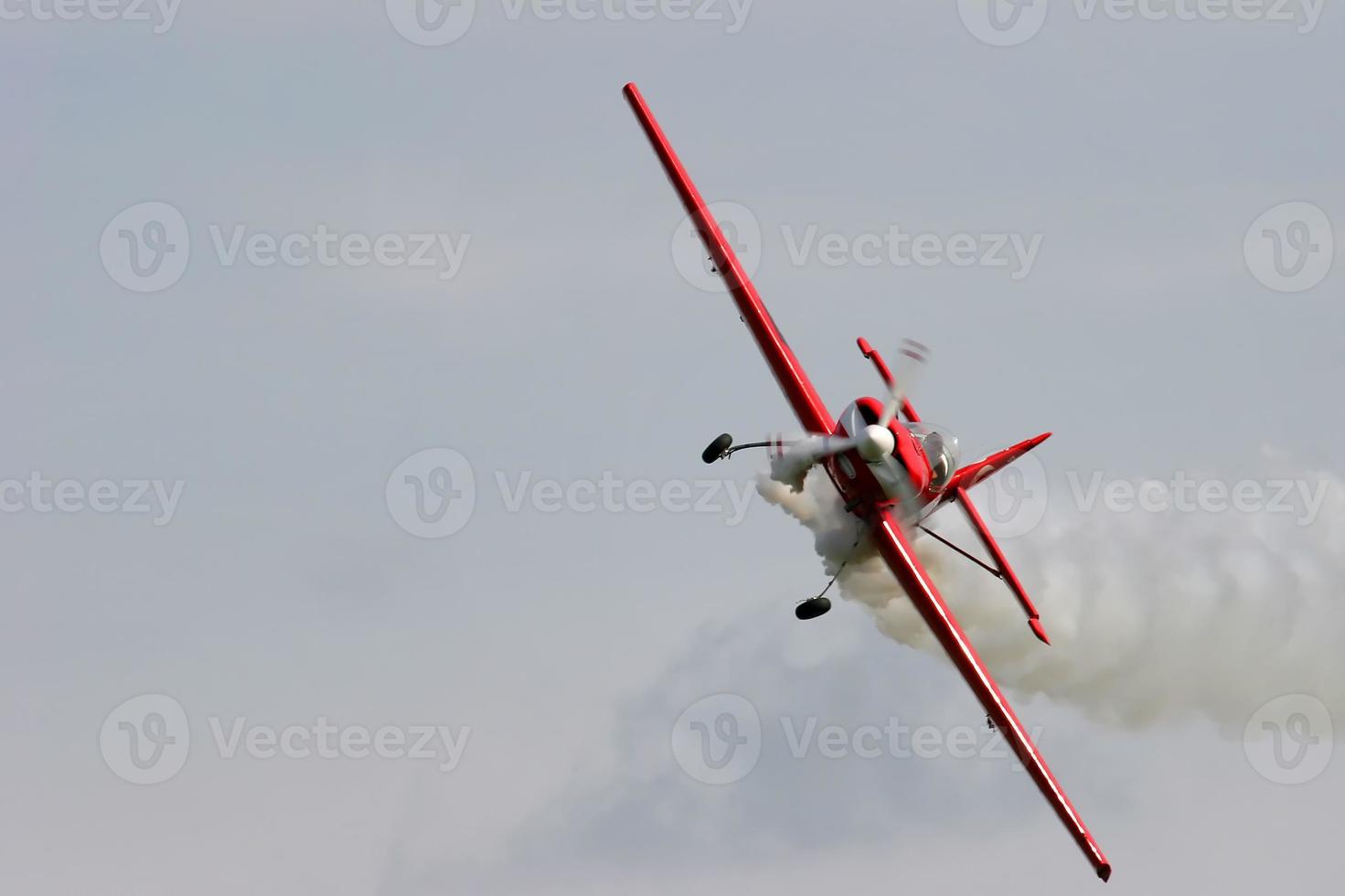 Flugzeug in der Luft foto