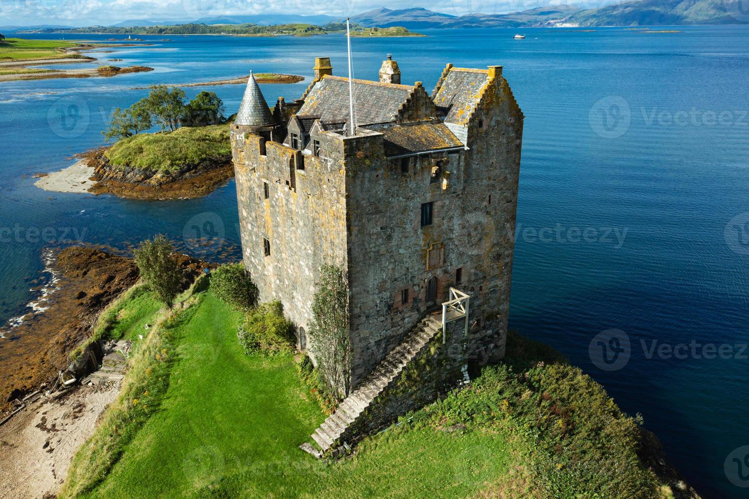 Castle Stalker, Schottland, Großbritannien foto