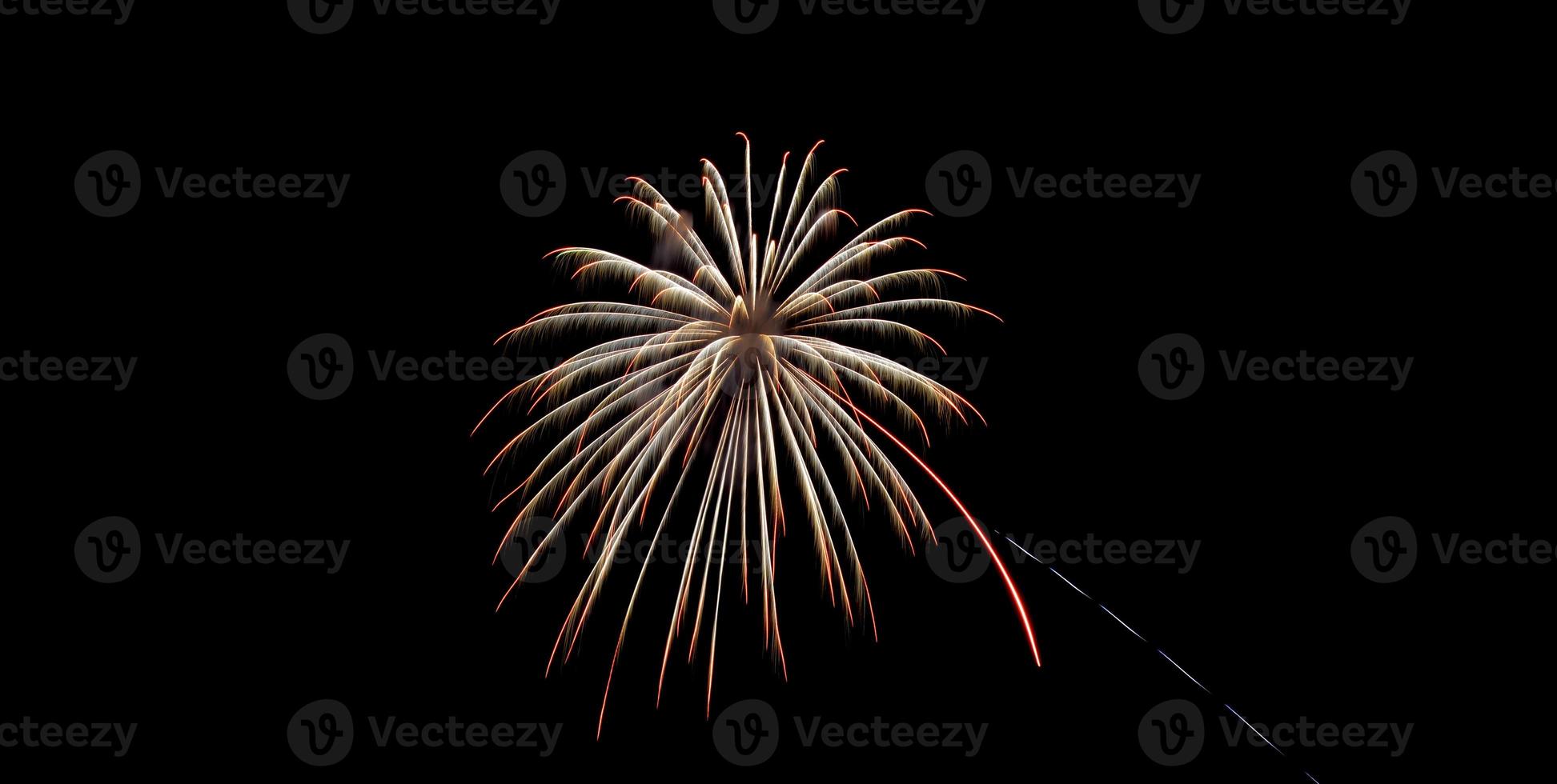 Coney Island Beach Feuerwerk foto