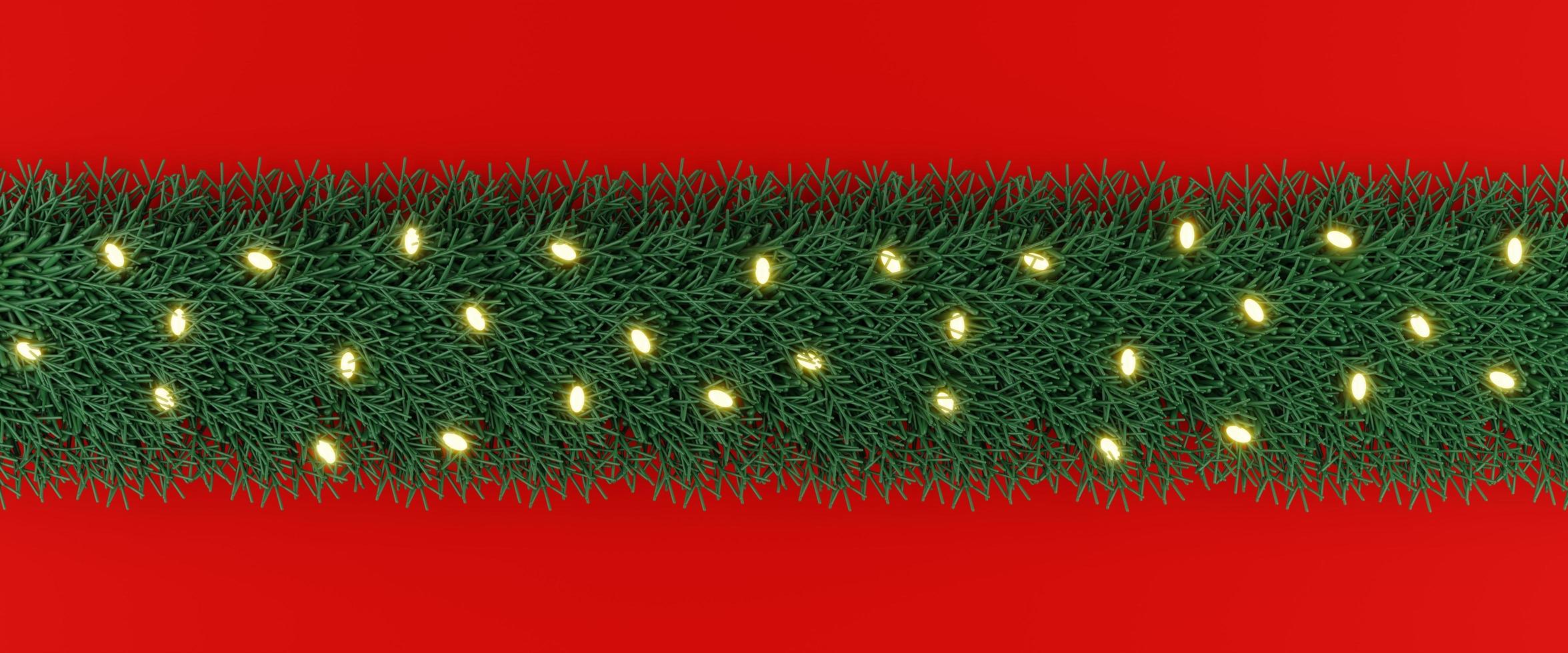 frohe weihnachten hintergrund mit eleganter realistischer dekoration foto