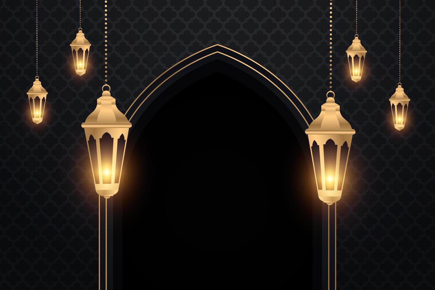 realistischer ramadan-hintergrund foto