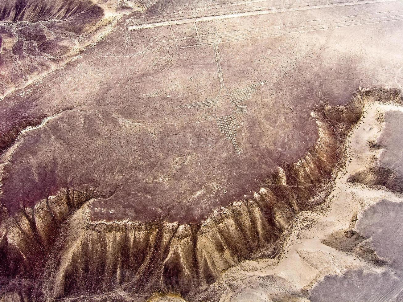 Nazca-Linien Kolibri foto