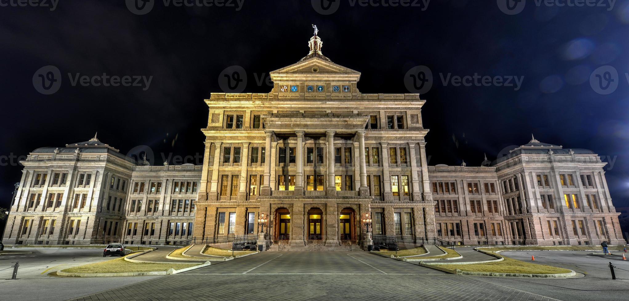 das Texas State Capitol Building, Nacht foto