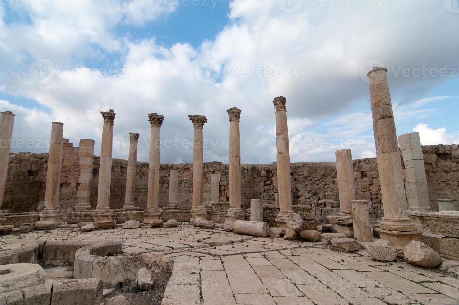 Ruinen von Jerash, Jordanien foto