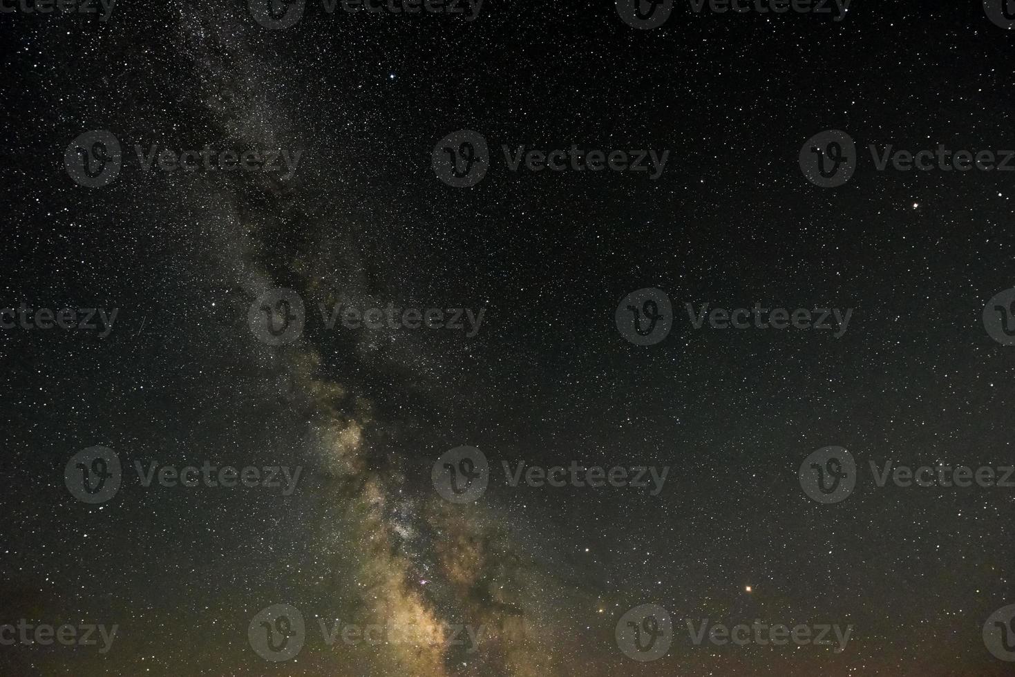 Dark Sky Park mit Blick auf die Milchstraße im Cherry Springs State Park in Pennsylvania. foto