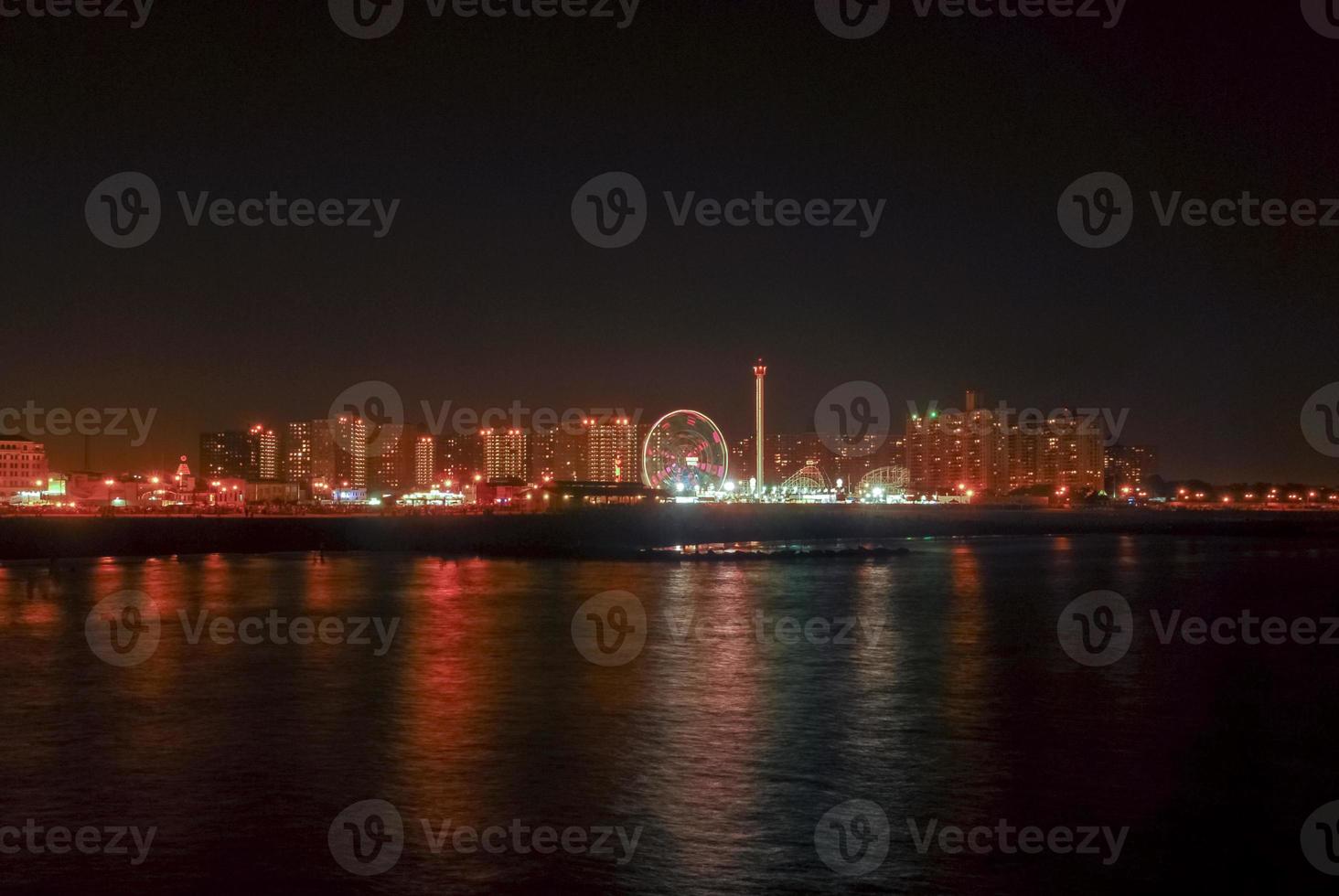 luna park von coney island in brooklyn, new york. foto