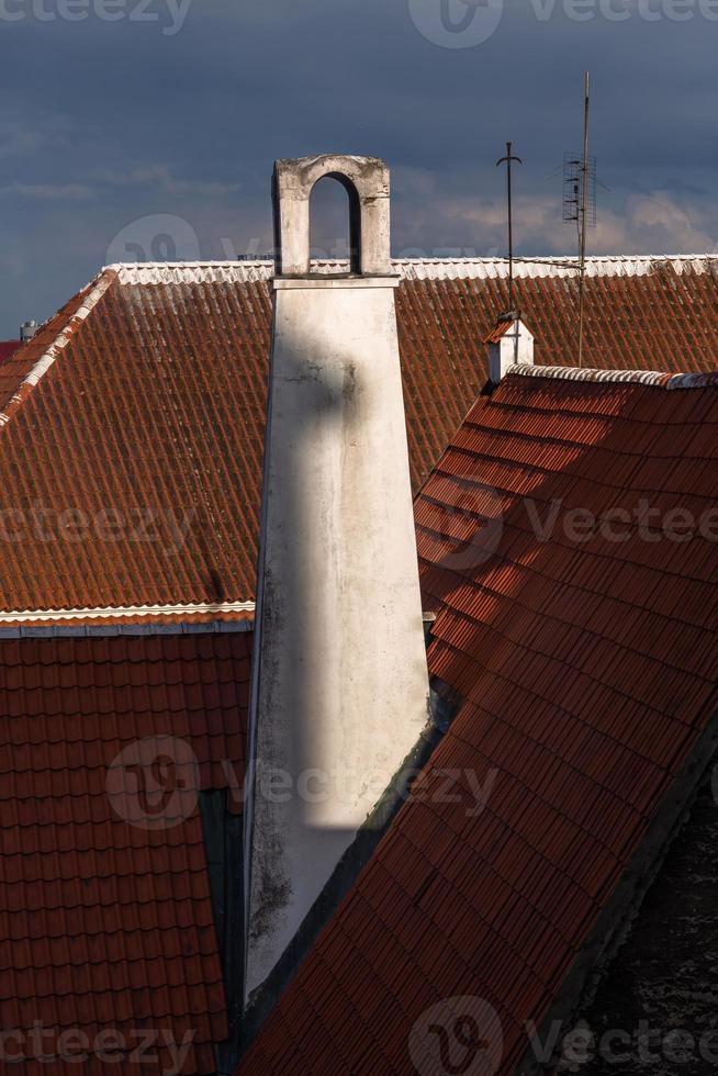 altstadt von tallinn am sommerabend foto