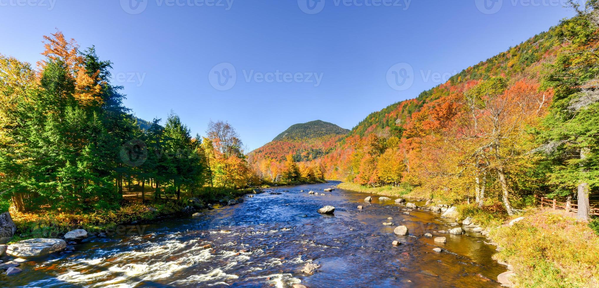 High Falls Gorge - nutzbarer Fluss foto