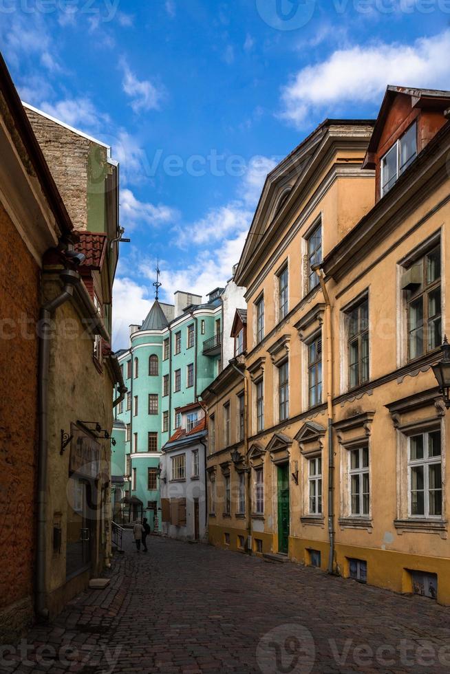 altstadt von tallinn am sommerabend foto