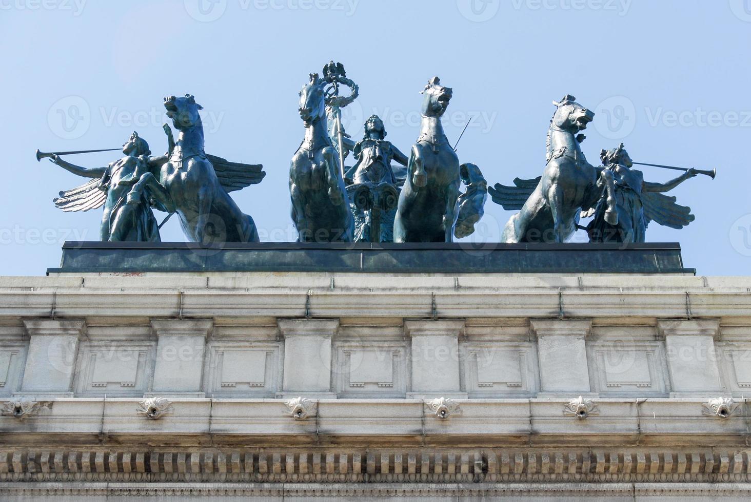 Triumphbogen auf dem Grand Army Plaza in Brooklyn, New York City foto