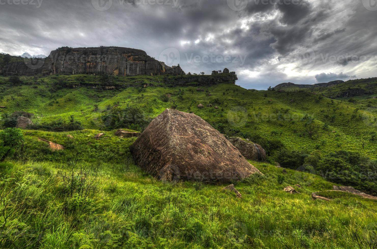 Landschaft von Giants Castle Game Reserve foto