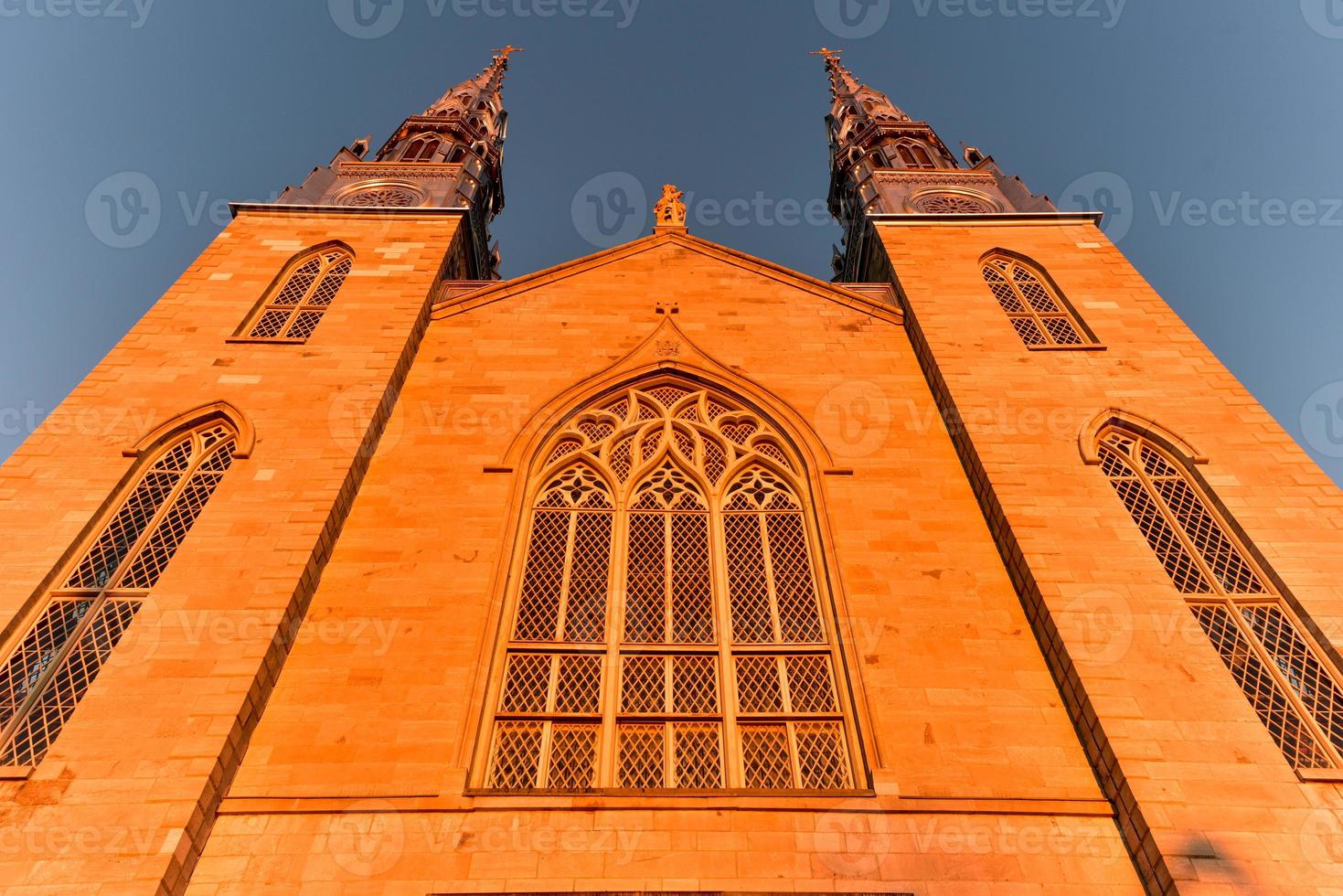 Kathedrale Notre-Dame Römisch-katholische Basilika in Ottawa, Kanada. foto