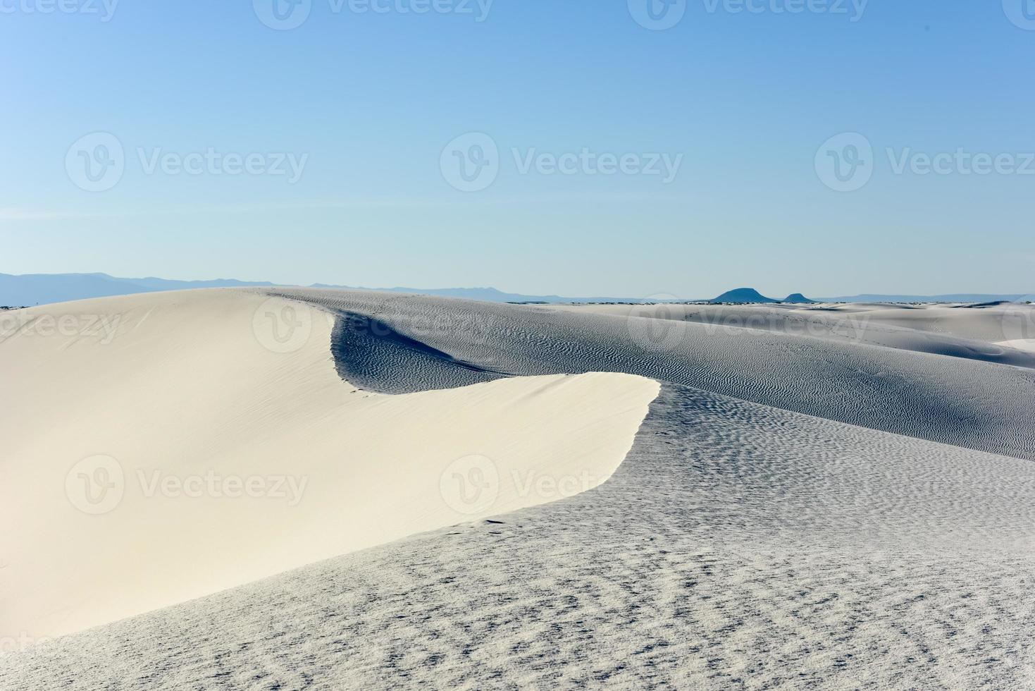 White Sands National Monument in New Mexiko. foto