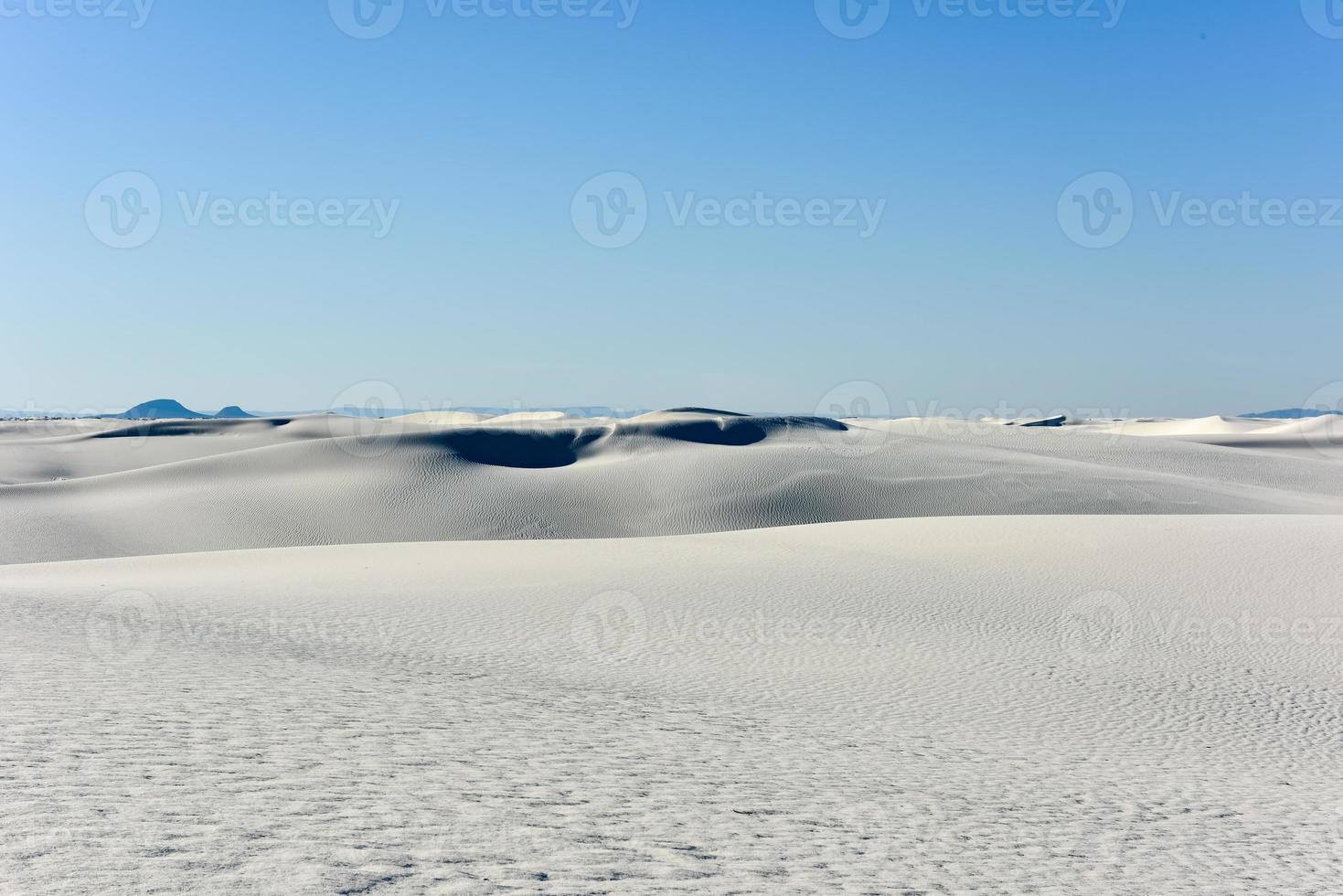 White Sands National Monument in New Mexiko. foto