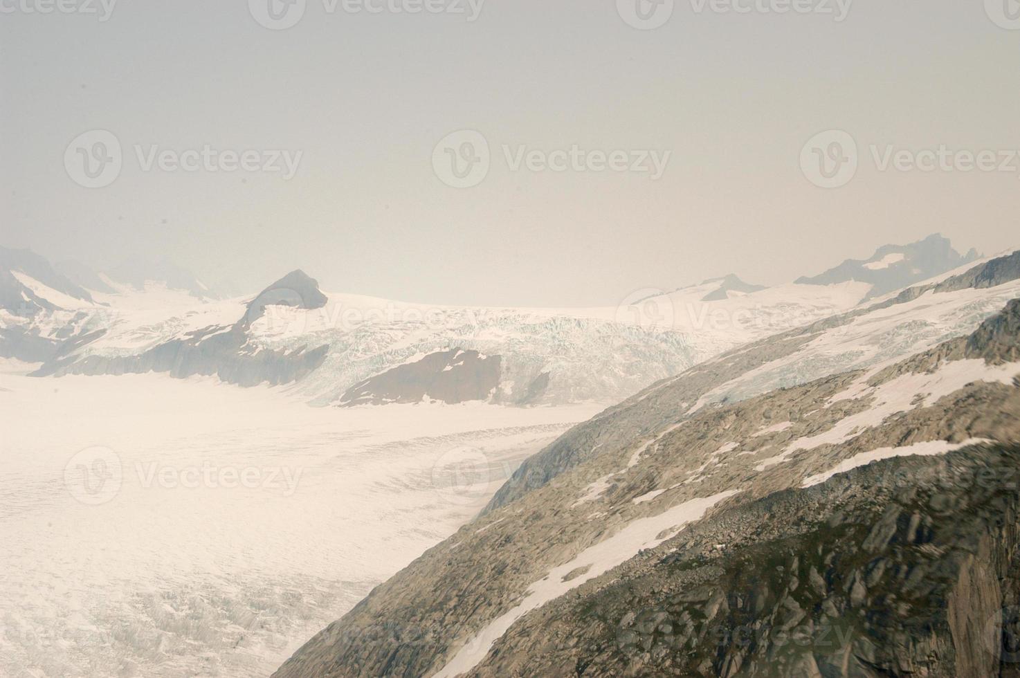 Hubbard-Gletscher im Osten Alaskas und Teil von Yukon, Kanada, und nach Gardiner Hubbard benannt. foto