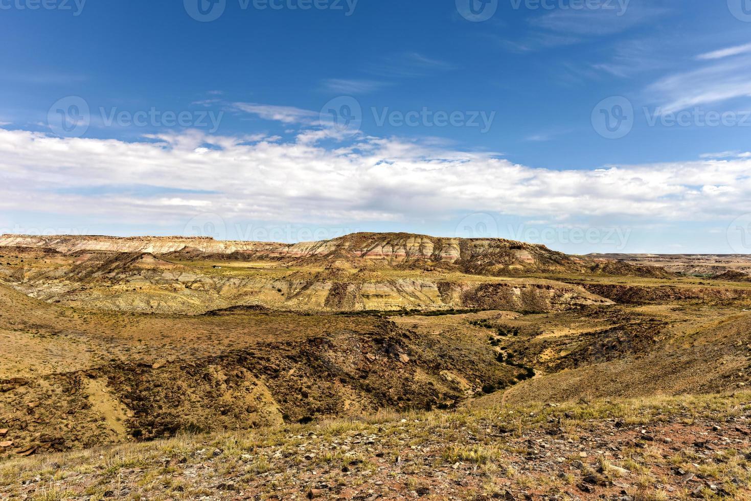 blick auf die natürliche landschaft von den vier ecken, an denen sich vier us-staaten kreuzen. foto