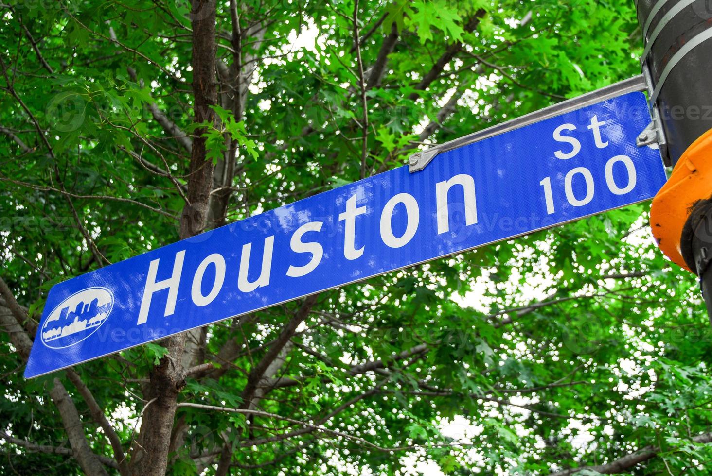 Houston-Straßenschild - Dallas, Fort Worth foto