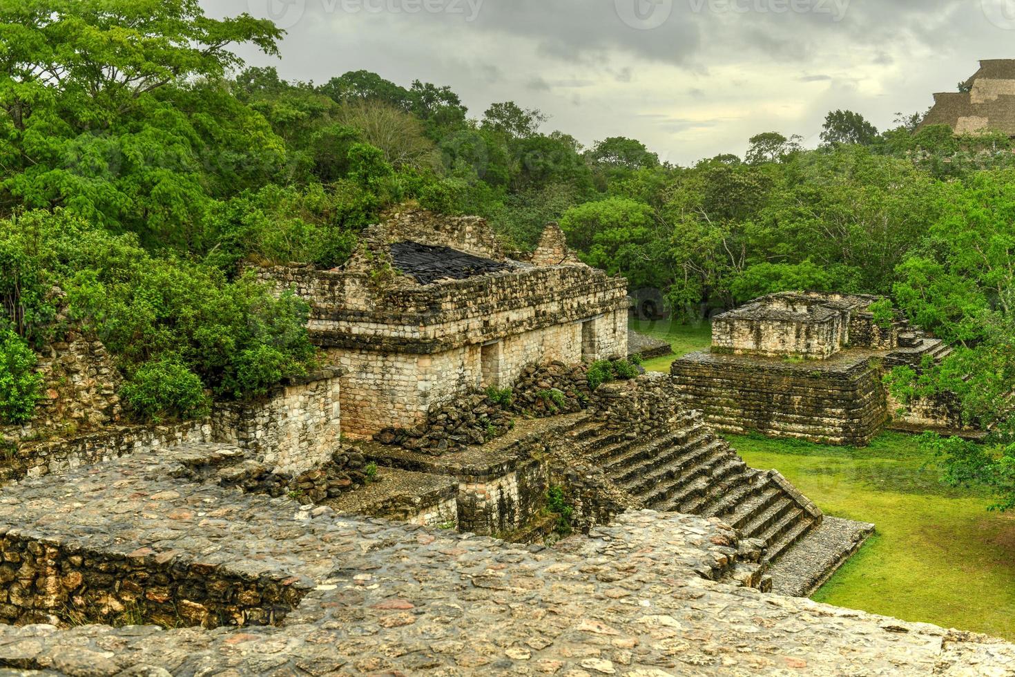 Ek Balam Maya-Ausgrabungsstätte. Maya-Ruinen, Halbinsel Yucatan, Mexiko foto