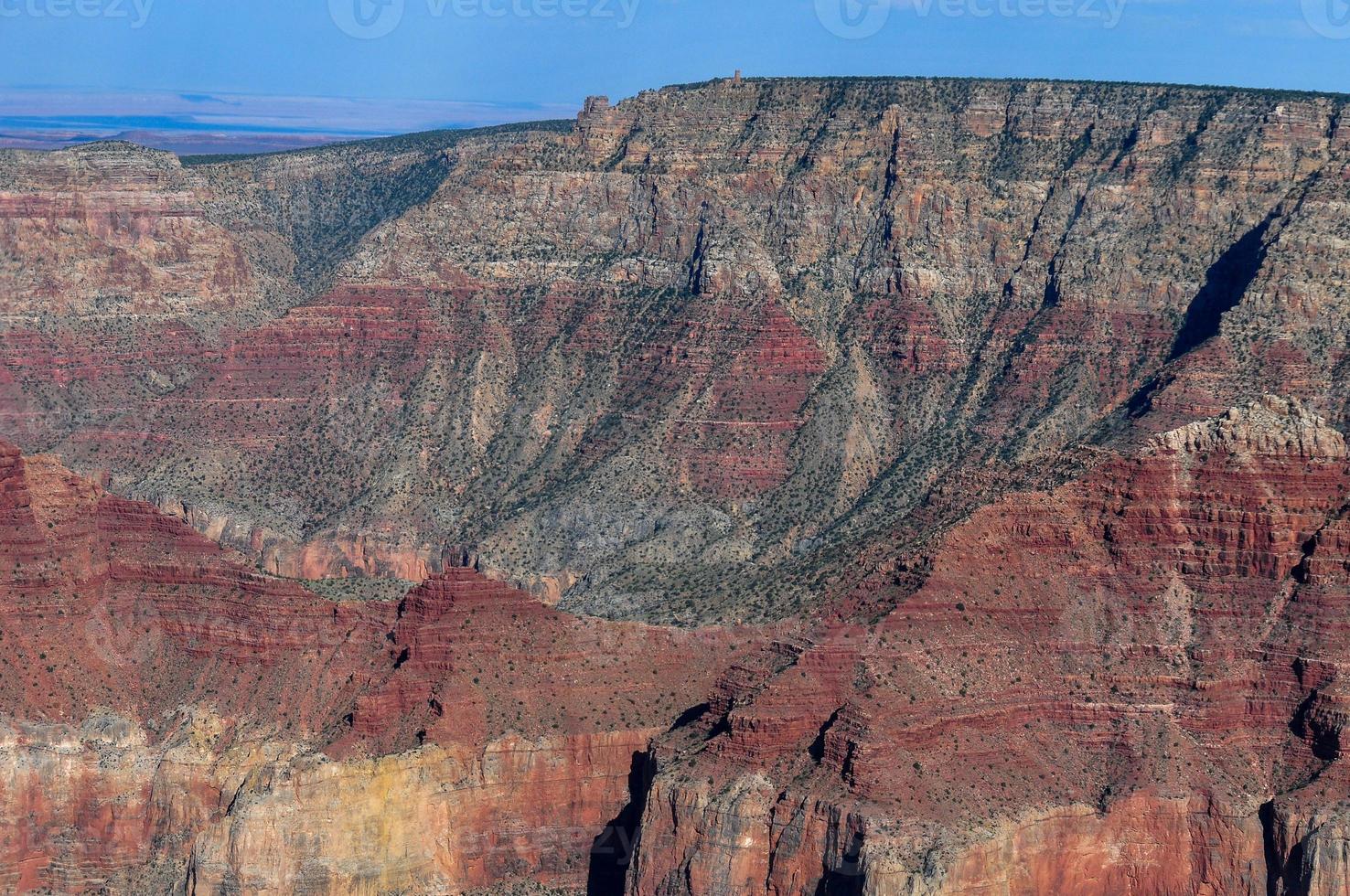 Grand-Canyon-Nationalpark aus der Luft. foto