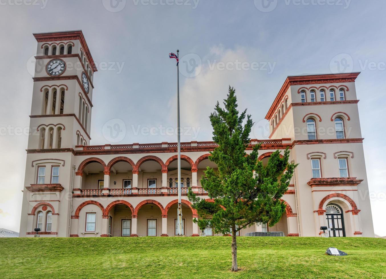 bermuda parlament in hamilton auf dem parlamentshügel. foto