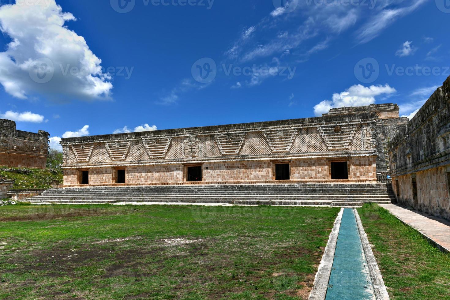 Viereck der Nonnen in Yucatan in Uxmal, Mexiko. foto