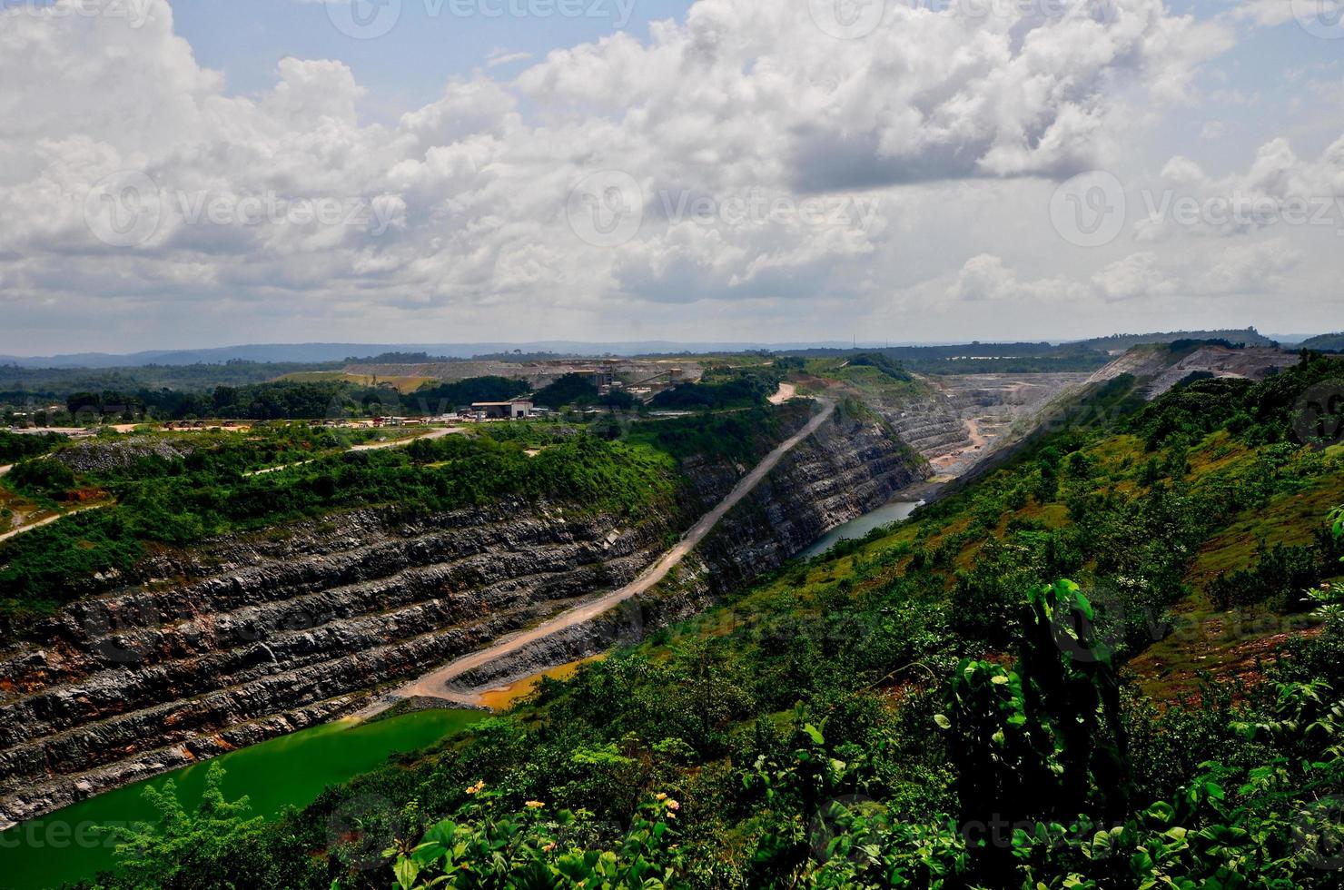 Tagebau-Goldmine, Afrika foto