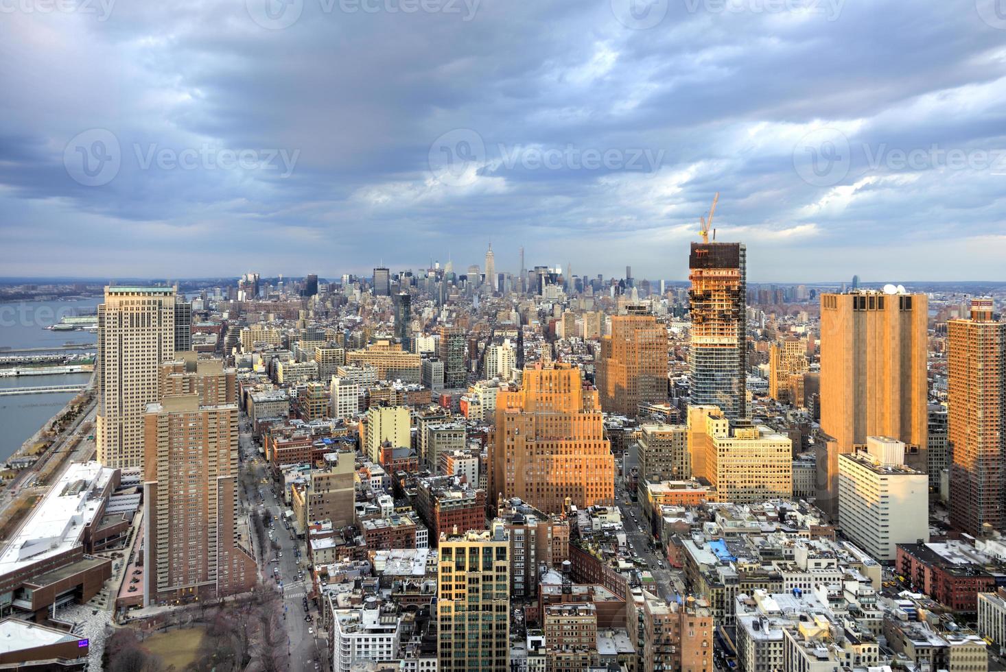 Skyline von New York City foto