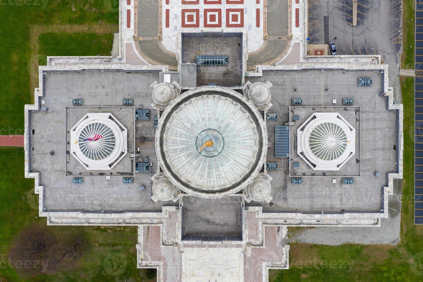 das State Capitol Building in der Innenstadt von Providence, Rhode Island. foto