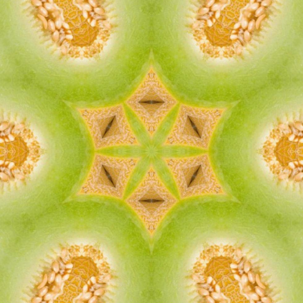 glänzender und hypnotisierender bunter Kaleidoskophintergrund foto