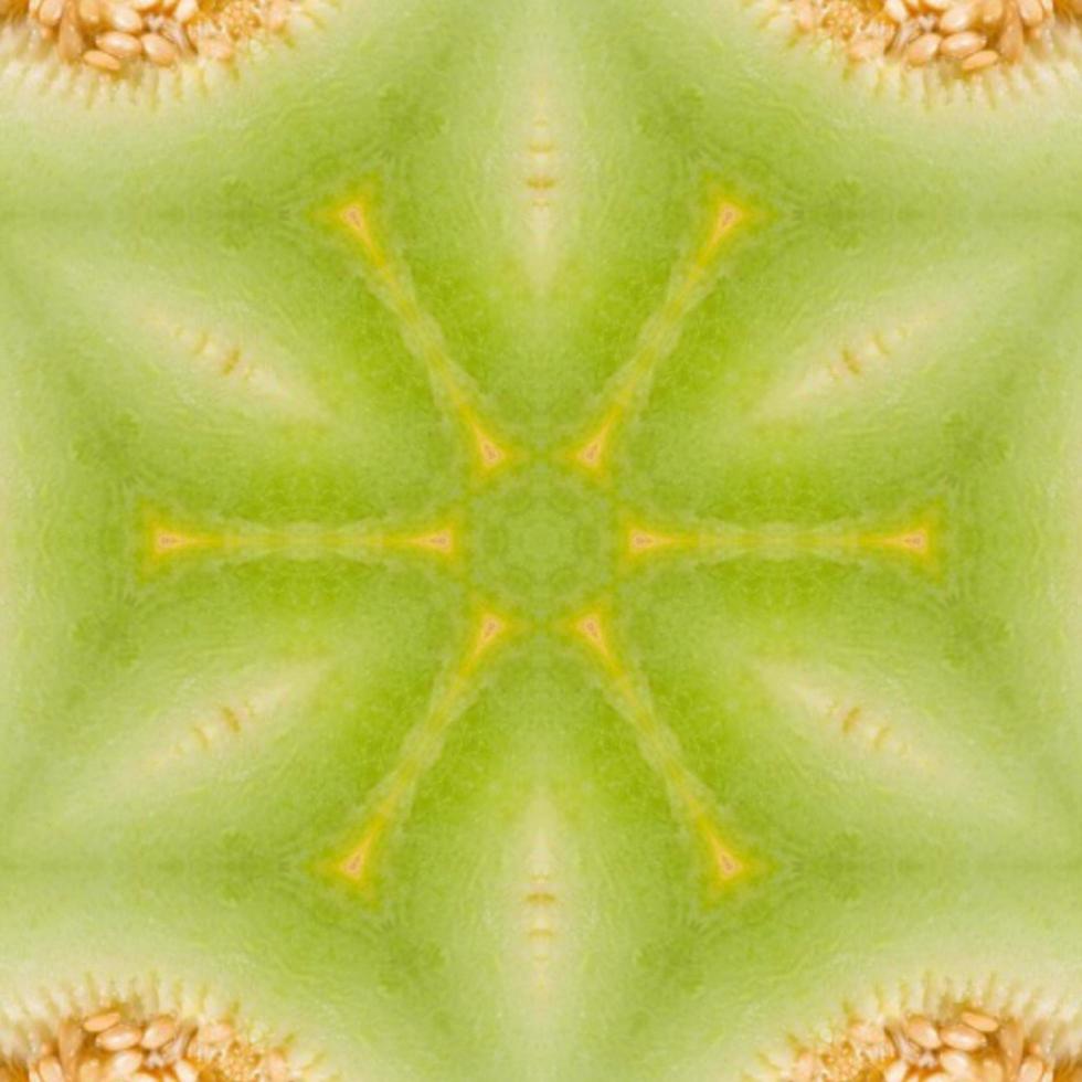 glänzender und hypnotisierender bunter Kaleidoskophintergrund foto