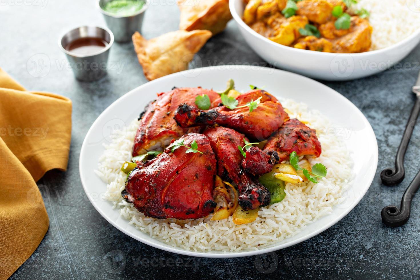 ganzes Tandoori-Huhn foto